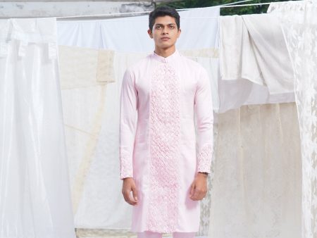 BLUSH PINK KURTA SET Discount