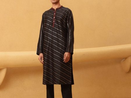 Thor diagonal line kurta Hot on Sale