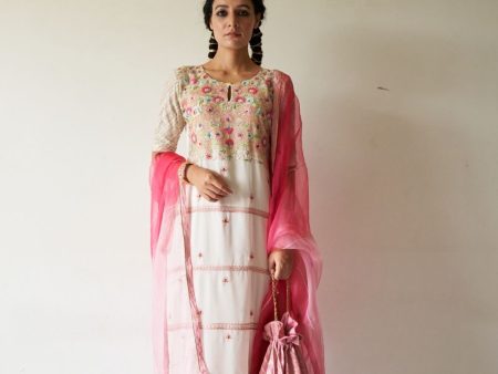 Floral Kurta, Chudhidar and Dupatta Online Hot Sale