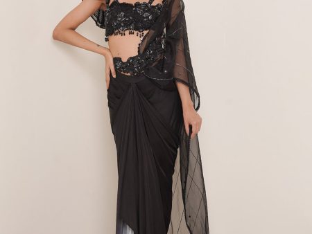 Black Saree Discount