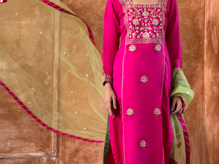 Aanari Kurta,Chudhidar and Odhni Set Online Sale