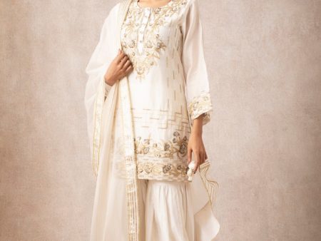 SHORT KURTA GARARA SET For Discount