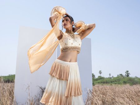 Beige Lehenga For Sale