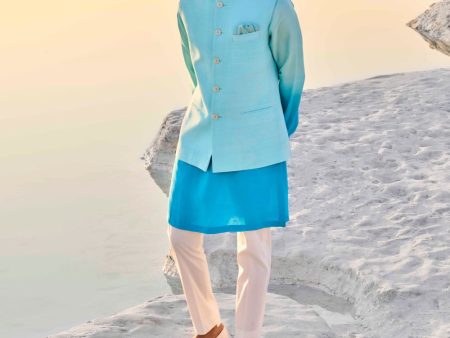 Turqouise Blue Bundi Set Online now