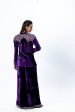 Violet Embroidered Jacket with Sharara Online