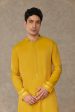 Corn Yellow Shajara Kurta Sets Online Sale