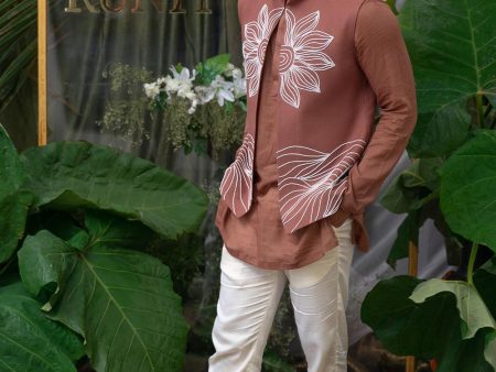 Brown Kurta Set Online Sale