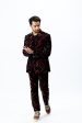 Multi Colour Velvet Blazer and Pants Online Hot Sale