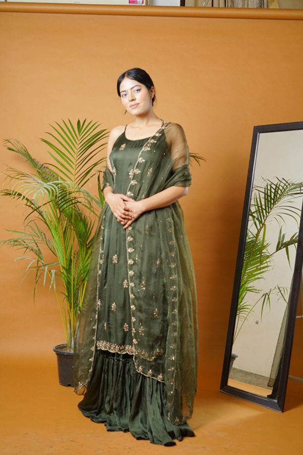 Kurti And  Garara Set Hot on Sale