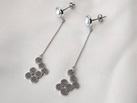 7-dots chain earrings Online now