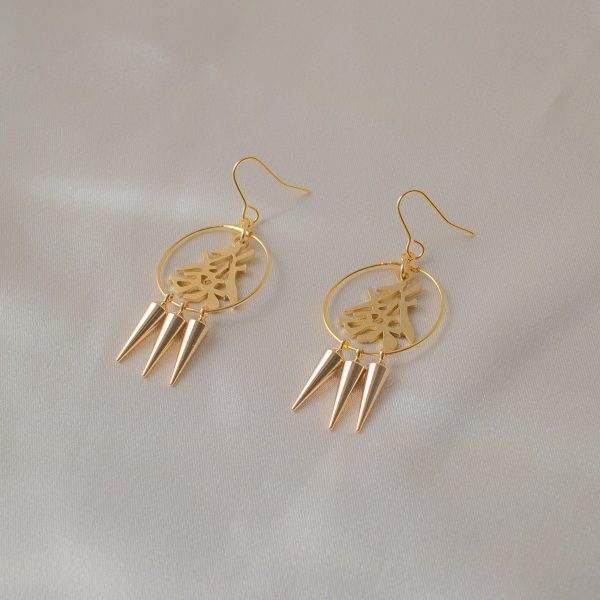 hatsu studs earrings For Discount