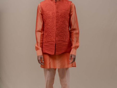 CARROT BUNDI-KURTA SET Sale