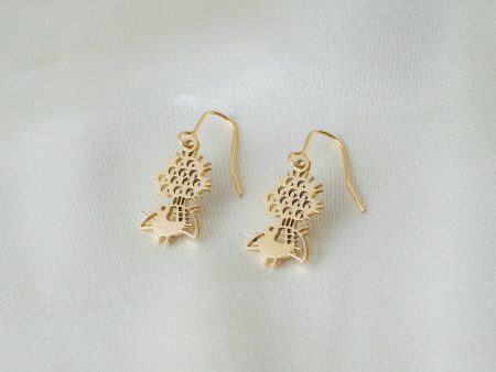 1-bamboos simple earrings on Sale