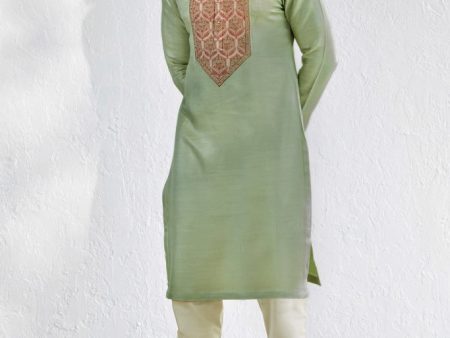 Roshan Dark Mint Kurta Online