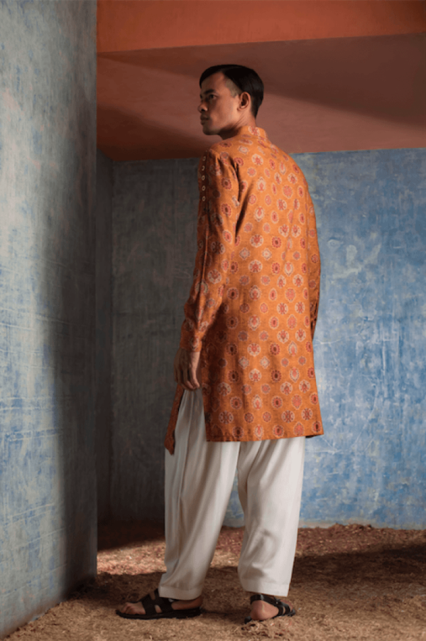 Rupert Mustard Kurta Online now