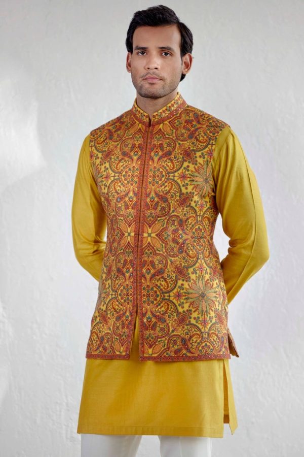 Idris Nehru Jacket For Cheap