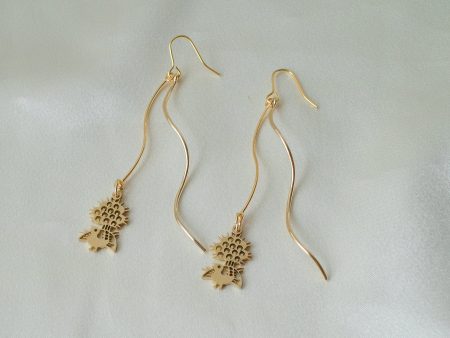 1-bamboos spiral earrings Hot on Sale