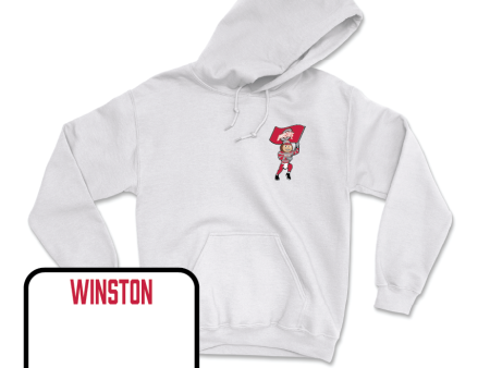 Track & Field White Brutus Hoodie  - Reign Winston on Sale