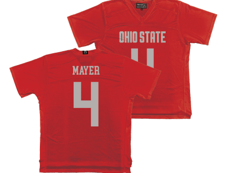 Ohio State Men s Lacrosse Red Jersey  - Ben Mayer Hot on Sale