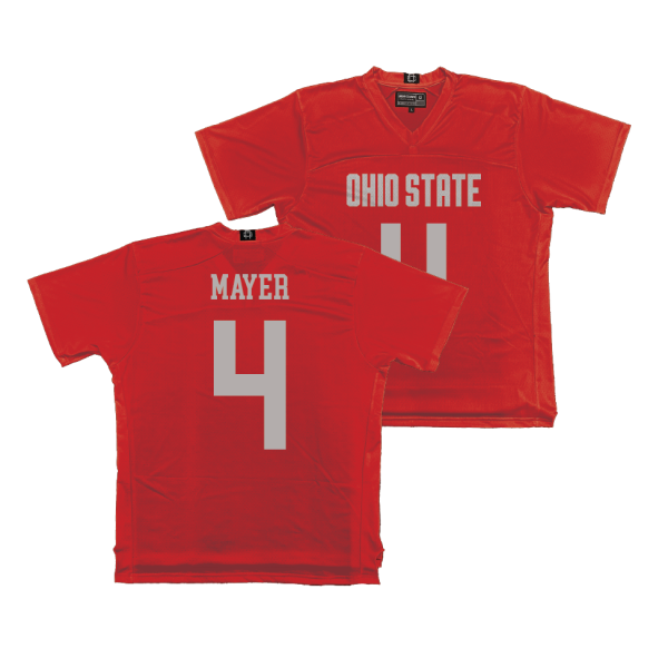 Ohio State Men s Lacrosse Red Jersey  - Ben Mayer Hot on Sale