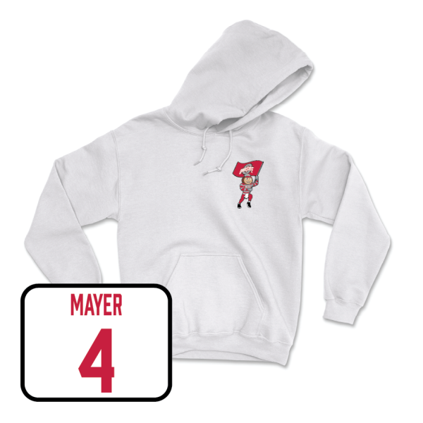 Men s Lacrosse White Brutus Hoodie  - Ben Mayer Online