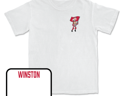 Track & Field White Brutus Comfort Colors Tee  - Reign Winston For Sale