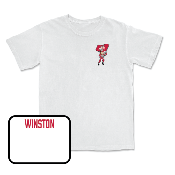 Track & Field White Brutus Comfort Colors Tee  - Reign Winston For Sale