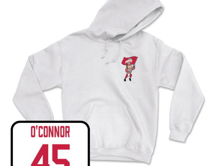 Men s Lacrosse White Brutus Hoodie  - Corey O’Connor For Cheap