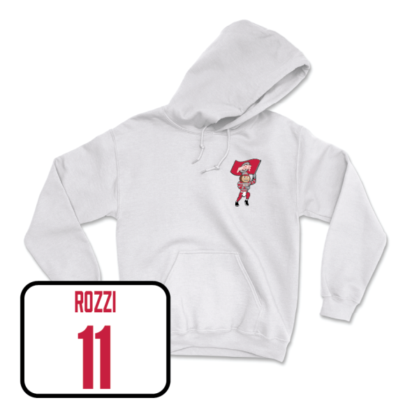 Men s Ice Hockey White Brutus Hoodie  - Jake Rozzi Online