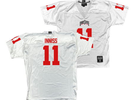 Ohio State Football White Jersey - Brandon Inniss | #11 Online Hot Sale